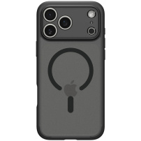 Husă Spigen Ultra Hybrid mat transparentă cu MagSafe pentru iPhone 17 Pro - negru