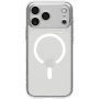 Husă Spigen Ultra Hybrid mată transparentă cu MagSafe alb pentru iPhone 17 Pro - transparent