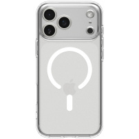 Husă Spigen Ultra Hybrid mată transparentă cu MagSafe alb pentru iPhone 17 Pro Max - transparent