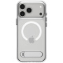Husă transparentă Spigen Ultra Hybrid S cu suport și MagSafe pentru iPhone 17 Pro - transparent