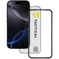 Tactical Glass Impact Armour sticlă securizată 3D cu ramă neagră pentru iPhone 17 Pro Max / 18 Pro Max