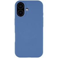 Husă Tactical Velvet Smoothie din silicon cu MagSafe pentru iPhone 17 - albastru