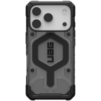 Husă extrem de rezistentă UAG Pathfinder Clear cu MagSafe pentru iPhone 17 Pro Max - fumuriu