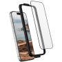 UAG Glass Shield sticlă securizată cu ramă neagră pentru iPhone 17 Pro Max