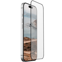 UAG Glass Shield sticlă securizată cu ramă neagră pentru iPhone 17 Pro Max