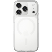 Husă ultrasubțire FIXED MagShell cu MagSafe pentru iPhone 17 Pro Max - transparentă