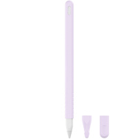 3în1 husă din silicon pentru Apple Pencil 2. generația / Pro - violet