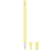 3în1 husă din silicon pentru Apple Pencil 2. generația / Pro - galben