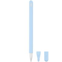3în1 husă din silicon pentru Apple Pencil 2. generația / Pro - albastru