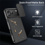 Carcasă mată cu capac glisant pentru cameră pentru iPhone 17 Pro - negru