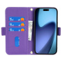 Husă tip flip cu curea în stil plic pentru iPhone Air - mov