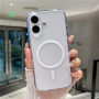 Carcasă mată transparentă cu MagSafe pentru iPhone 17 - transparentă