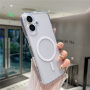 Carcasă mată transparentă cu MagSafe pentru iPhone 17 - transparentă