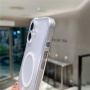 Carcasă mată transparentă cu MagSafe pentru iPhone 17 - transparentă
