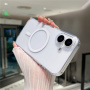 Carcasă mată transparentă cu MagSafe pentru iPhone 17 - transparentă