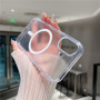 Carcasă mată transparentă cu MagSafe pentru iPhone 17 - transparentă