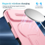 Husă cu protecție glisantă pentru cameră, Suport rabatabil și MagSafe pentru iPhone 17 Pro / 18 Pro - roz