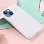 Carcasă din silicon cu MagSafe pentru iPhone 14 - alb