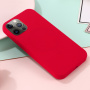 Carcasă din silicon cu MagSafe pentru iPhone 14 Pro - roșu