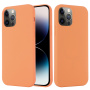 Husă din silicon cu MagSafe pentru iPhone 14 Pro - portocaliu