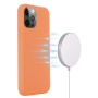 Husă din silicon cu MagSafe pentru iPhone 14 Pro - portocaliu