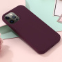Carcasă din silicon cu MagSafe pentru iPhone 14 Pro - vișiniu