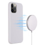Carcasă din silicon cu MagSafe pentru iPhone 14 Pro Max - alb