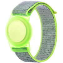 Husă din nailon în stil brățară pentru AirTag 1 / 2 - verde