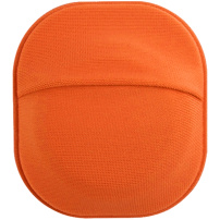 Husă din microfibră cu fermoar velcro pentru AirTag 1 / 2 - portocaliu