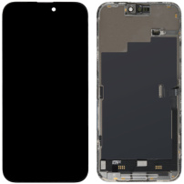Premium OLED afișaj cu sticlă tactilă și cadru pentru Apple iPhone 15 Pro Max