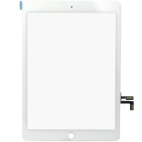 Premium sticlă tactilă frontală (touch screen), pentru Apple iPad 9,7" 2017 - alb