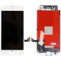 Refurbished Original display LCD de rezervă, cu sticlă tactilă şi ramă, pentru Apple iPhone 8 - alb