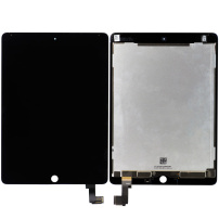 Refurbished Original panou LCD de rezervă + sticlă frontală tactilă (touch screen) pentru Apple iPad Air 2 - ramă neagră