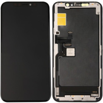 Refurbished Original OLED display cu sticlă tactilă și ramă, pentru Apple iPhone 11 Pro