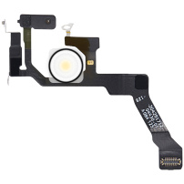 Cablu flexibil cu fulger si microfon pentru iPhone 14 Pro - negru
