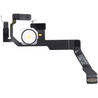 Cablu flexibil cu fulger si microfon pentru iPhone 14 Pro Max - negru