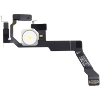 Cablu flexibil cu fulger si microfon pentru iPhone 14 Pro Max - auriu