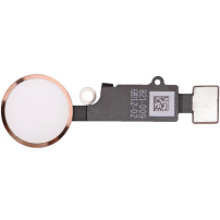 Home Button de rezervă, cu funcție "înapoi", pentru Apple iPhone 7 Plus - roz-auriu