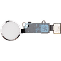 Home Button de rezervă, cu funcție "înapoi", pentru Apple iPhone 7 Plus - argintiu