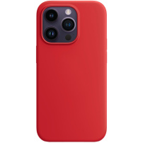 Carcasă din silicon cu MagSafe pentru iPhone 14 Pro - roșu