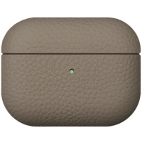 Carcasă din piele de protecție pentru AirPods Pro 3 - maro