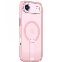 Husă cu suport pliabil și MagSafe pentru iPhone Air - roz