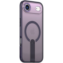 Husă cu suport pliabil și MagSafe pentru iPhone Air - violet închis