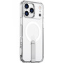 Husă cu suport rabatabil și MagSafe pentru iPhone 17 Pro Max - transparentă
