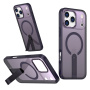 Husă cu suport pliabil și MagSafe pentru iPhone 17 Pro Max - violet închis
