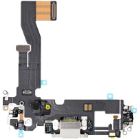 Conector de încărcare și audio flex pentru Apple iPhone 12 - alb