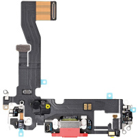 Conector de încărcare și audio flex pentru Apple iPhone 12 - roşu