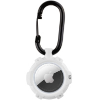 Tactical Husă rezistentă Beam Rugged 2.0 pentru AirTag 1 / 2 - albă
