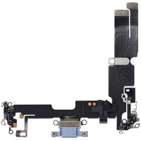 Conector flex audio ?i pentru încărcare pentru Apple iPhone 14 Plus - albastră