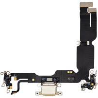 Conector flex de încărcare și audio pentru iPhone 15 Plus - galben